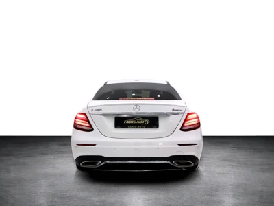 2019 Mercedes-Benz E-Class E450 4Matic 6 Cylinder Petrol Engine White Black Sedan CLEAN TITLE