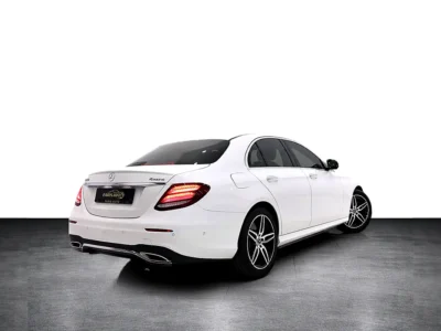 2019 Mercedes-Benz E-Class E450 4Matic 6 Cylinder Petrol Engine White Black Sedan CLEAN TITLE