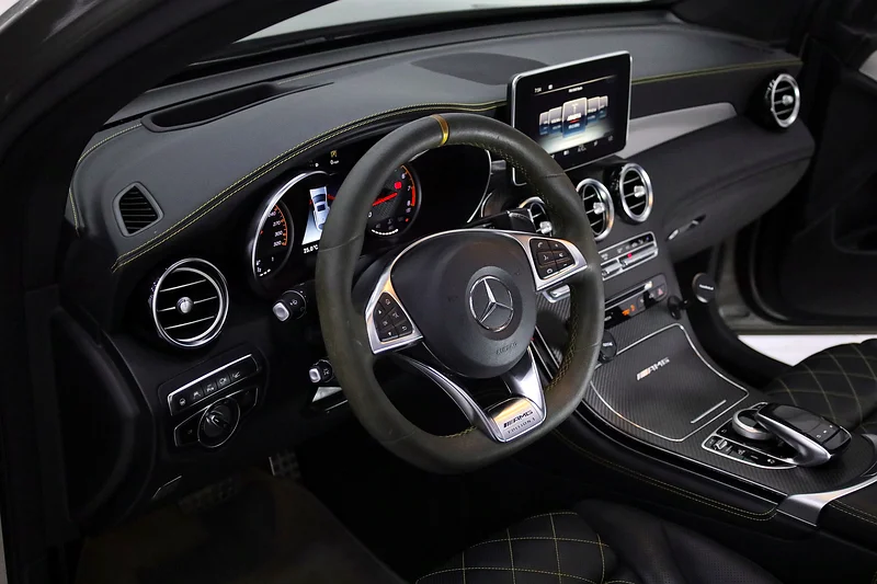 2019 Mercedes-Benz GLC GLC 63 S AMG 4Matic+ 8 Cylinders Engine Gold Black SUV GCC