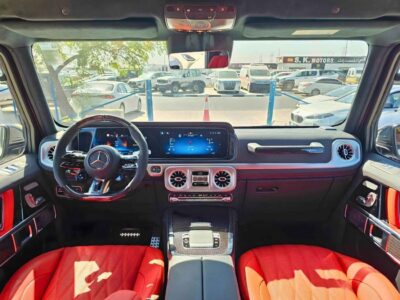 2025 MERCEDES BENZ G63 AMG BITURBO 4.0L V8 PETROL White Orange SUV American Specs