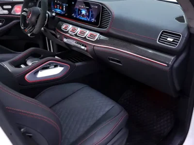 2024 Mercedes-Benz GLS-Class GLS 63 AMG 4MATIC+ 8 Cylinders Engine White Black SUV