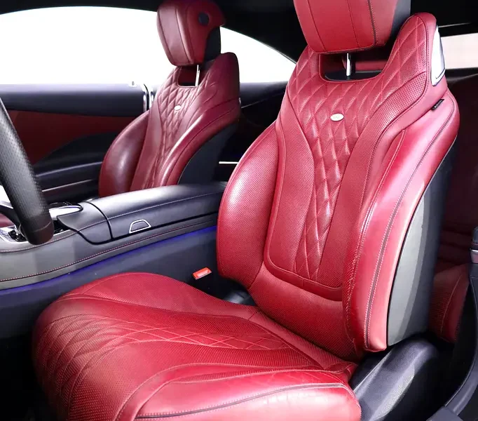 2020 Mercedes-Benz S-Class S 560 4MATIC 8 Cylinder Petrol Engine Silver Maroon Coupe