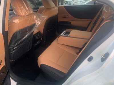 2023 Lexus ES 350 3.5 Liters 6-cylinder Petrol Engine White Tan Luxury Sedan FWD