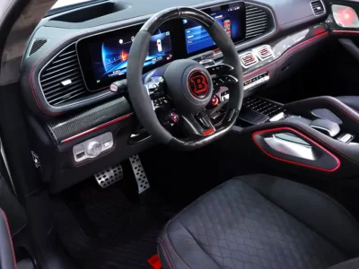 2024 Mercedes-Benz GLS-Class GLS 63 AMG 4MATIC+ 8 Cylinders Engine White Black SUV