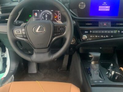 2023 Lexus ES 350 3.5 Liters 6-cylinder Petrol Engine White Tan Luxury Sedan FWD