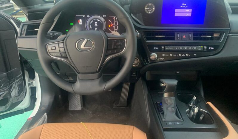 2023 Lexus ES 350 3.5 Liters 6-cylinder Petrol Engine White Tan Luxury Sedan FWD