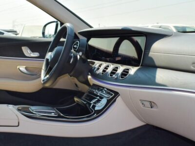 2023 Mercedes-Benz E320 2.0 Litres 4-cylinder Petrol Engine White Beige Sedan RWD