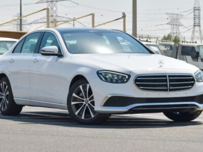 2023 Mercedes-Benz E320 2.0 Litres 4-cylinder Petrol Engine White Beige Sedan RWD