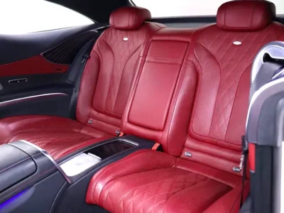 2020 Mercedes-Benz S-Class S 560 4MATIC 8 Cylinder Petrol Engine Silver Maroon Coupe