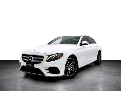 2019 Mercedes-Benz E-Class E450 4Matic 6 Cylinder Petrol Engine White Black Sedan CLEAN TITLE