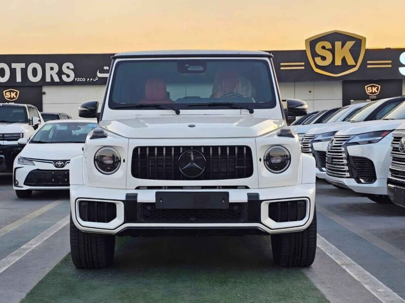 2025 MERCEDES BENZ G63 AMG BITURBO 4.0L V8 PETROL White Orange SUV American Specs