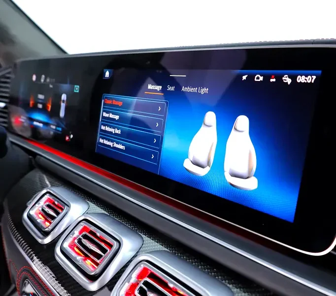 2024 Mercedes-Benz GLS-Class GLS 63 AMG 4MATIC+ 8 Cylinders Engine White Black SUV