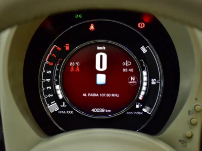 2023 Fiat 500 Dolcevita 4 Cylinder Petrol Engine Black Hatchback GCC Specs