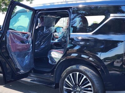 2025 Nissan Patrol LE Platinum City 3.5L TWIN TURBO 6 Cylinders Black Burgundy SUV