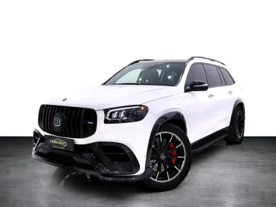 2024 Mercedes-Benz GLS-Class GLS 63 AMG 4MATIC+ 8 Cylinders Engine White Black SUV