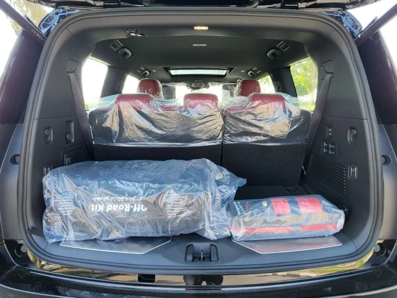 2025 Nissan Patrol LE Platinum City 3.5L TWIN TURBO 6 Cylinders Black Burgundy SUV