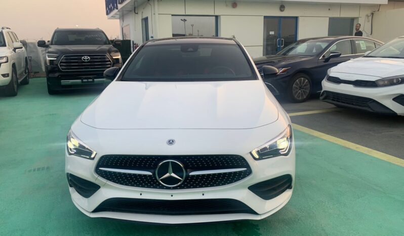 2023 Mercedes-Benz CLA 200 1.3 Litres 4-cylinder Petrol Engine White Red Sedan FWD