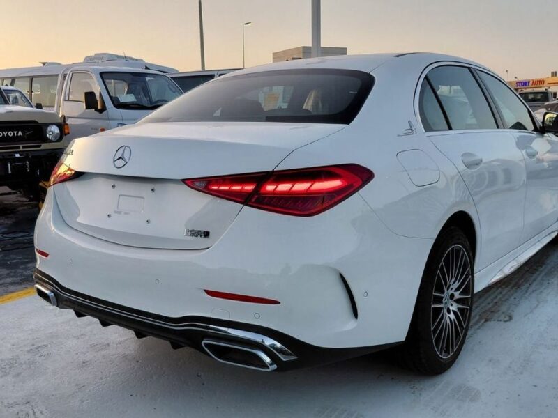 2025 Mercedes-Benz C 200 MERCEDES C200L 1.5L 4 Cylinders Engine White Black Sedan