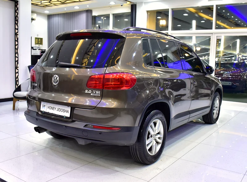 2015 Volkswagen Tiguan SE 4 Cylinder Petrol Engine Brown Black Crossover GCC Specs