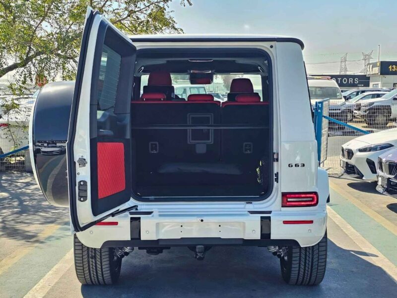 2025 MERCEDES BENZ G63 AMG BITURBO 4.0L V8 PETROL White Orange SUV American Specs