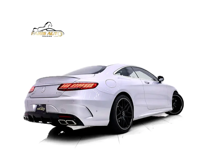 2020 Mercedes-Benz S-Class S 560 4MATIC 8 Cylinder Petrol Engine Silver Maroon Coupe