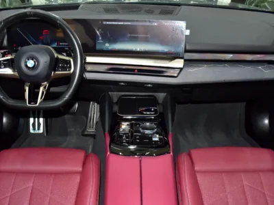 2024 BMW 5-Series 520i 4 Cylinder petrol Engine Grey Red Sedan GCC Specs