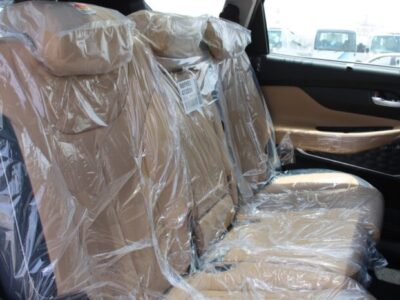 2023 Hyundai Santa Fe 2.5 Litres 4-Cylinder Petrol Engine White Tan SUV GCC Specs FWD