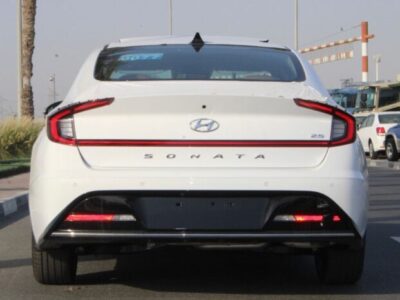 2024 Hyundai Sonata 2.5 Litres Turbocharged 4 Cylinder Petrol Engine White Tan Sedan FWD
