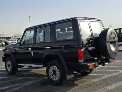 2025 Toyota Land Cruiser 70 LX 4.0 Litres 6 Cylinder Petrol Engine Black Tan SUV GCC