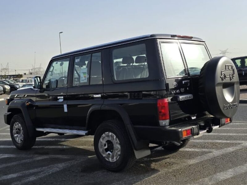 2025 Toyota Land Cruiser 70 LX 4.0 Litres 6 Cylinder Petrol Engine Black Tan SUV GCC