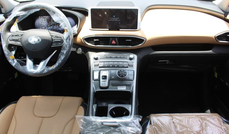2023 Hyundai Santa Fe 2.5 Litres 4-Cylinder Petrol Engine White Tan SUV GCC Specs FWD