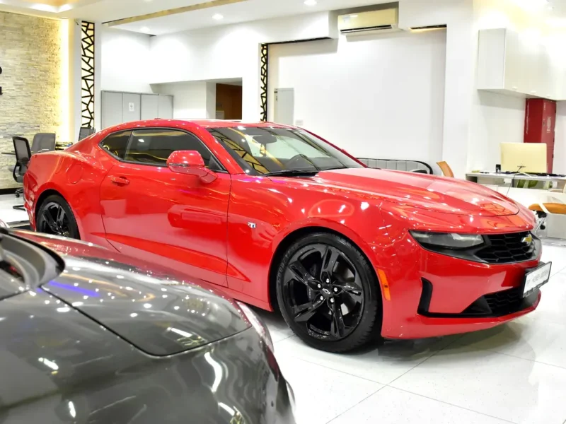 2020 Chevrolet Camaro LT 6 Cylinder Petrol Engine Red Brown Coupe GCC Specs