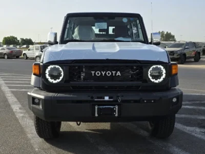 2025 Toyota Land Cruiser 70 LX 4.0 Litres 6 Cylinder Petrol Engine Black Tan SUV GCC