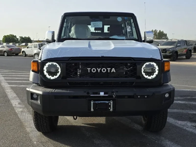 2025 Toyota Land Cruiser 70 LX 4.0 Litres 6 Cylinder Petrol Engine Black Tan SUV GCC