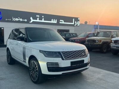 2019 Land Rover Range Rover Autobiography 5.0L 8 Cylinder Petrol Engine White Red SUV