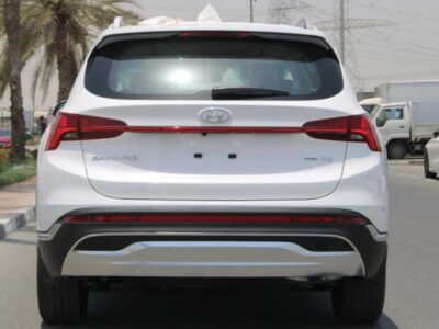 2023 Hyundai Santa Fe 2.5 Litres 4-Cylinder Petrol Engine White Tan SUV GCC Specs FWD