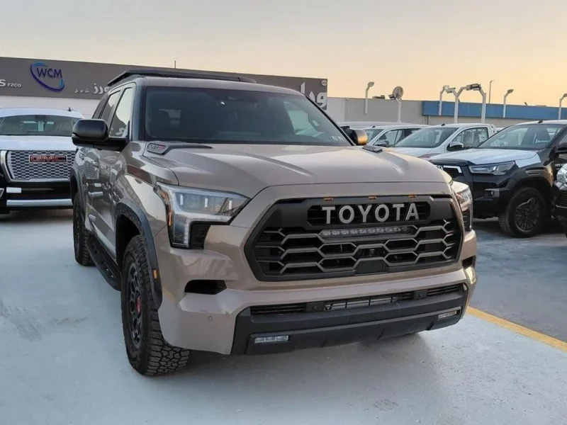 2025 Toyota Sequoia 3.5L 6 Cylinder Engine FORCE MAX TRD PRO HYBRID Brown Black SUV