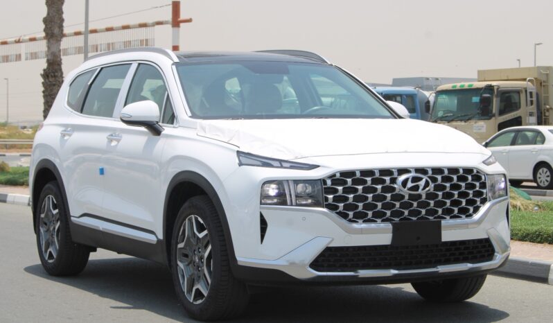 2023 Hyundai Santa Fe 2.5 Litres 4-Cylinder Petrol Engine White Tan SUV GCC Specs FWD