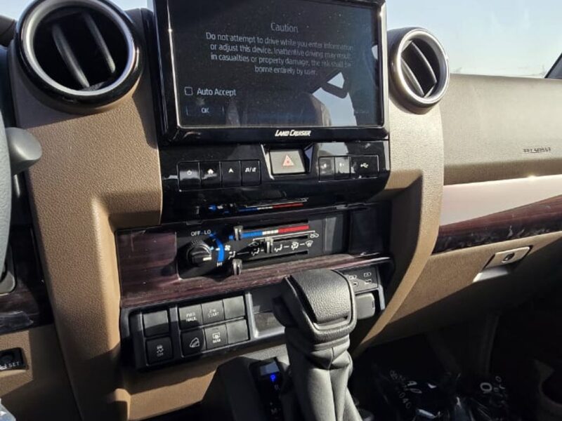 2025 Toyota Land Cruiser 70 LX 4.0 Litres 6 Cylinder Petrol Engine Black Tan SUV GCC