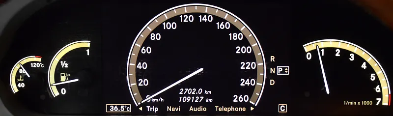 2008 Mercedes-Benz S-Class S 550 8 Cylinder Petrol Engine White Black Sedan