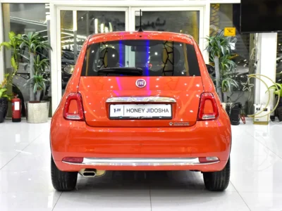 2024 Fiat 500 Dolcevita 4 Cylinder Petrol Engine Orange Black Hatchback GCC Specs