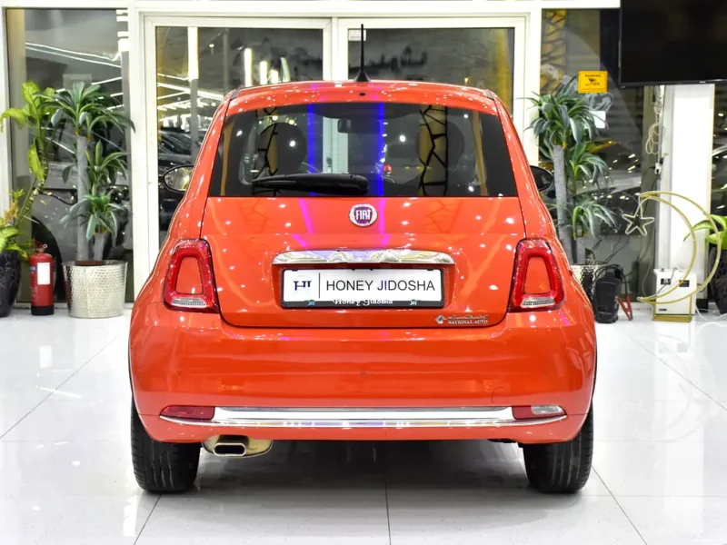 2024 Fiat 500 Dolcevita 4 Cylinder Petrol Engine Orange Black Hatchback GCC Specs