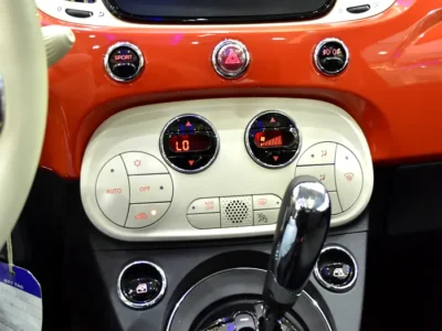 2024 Fiat 500 Dolcevita 4 Cylinder Petrol Engine Orange Black Hatchback GCC Specs