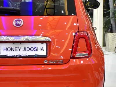 2024 Fiat 500 Dolcevita 4 Cylinder Petrol Engine Orange Black Hatchback GCC Specs
