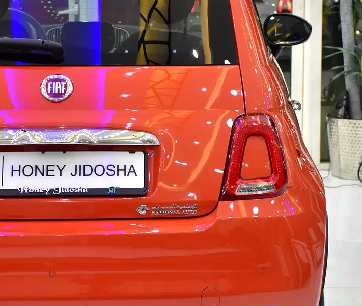 2024 Fiat 500 Dolcevita 4 Cylinder Petrol Engine Orange Black Hatchback GCC Specs