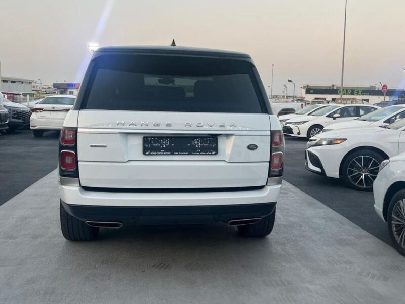 2019 Land Rover Range Rover Autobiography 5.0L 8 Cylinder Petrol Engine White Red SUV
