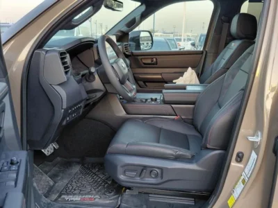 2025 Toyota Sequoia 3.5L 6 Cylinder Engine FORCE MAX TRD PRO HYBRID Brown Black SUV