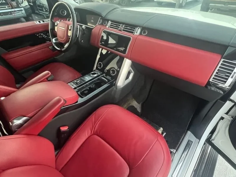 2019 Land Rover Range Rover Autobiography 5.0L 8 Cylinder Petrol Engine White Red SUV