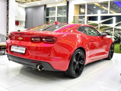 2020 Chevrolet Camaro LT 6 Cylinder Petrol Engine Red Brown Coupe GCC Specs