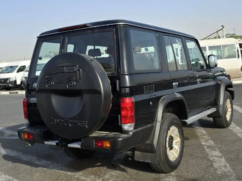2025 Toyota Land Cruiser 70 LX 4.0 Litres 6 Cylinder Petrol Engine Black Tan SUV GCC